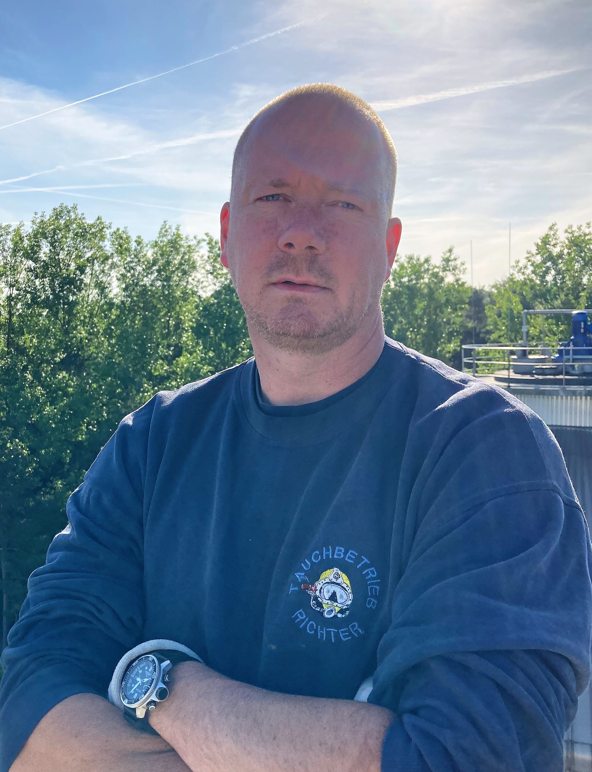 Berufstaucher Herr Gothe