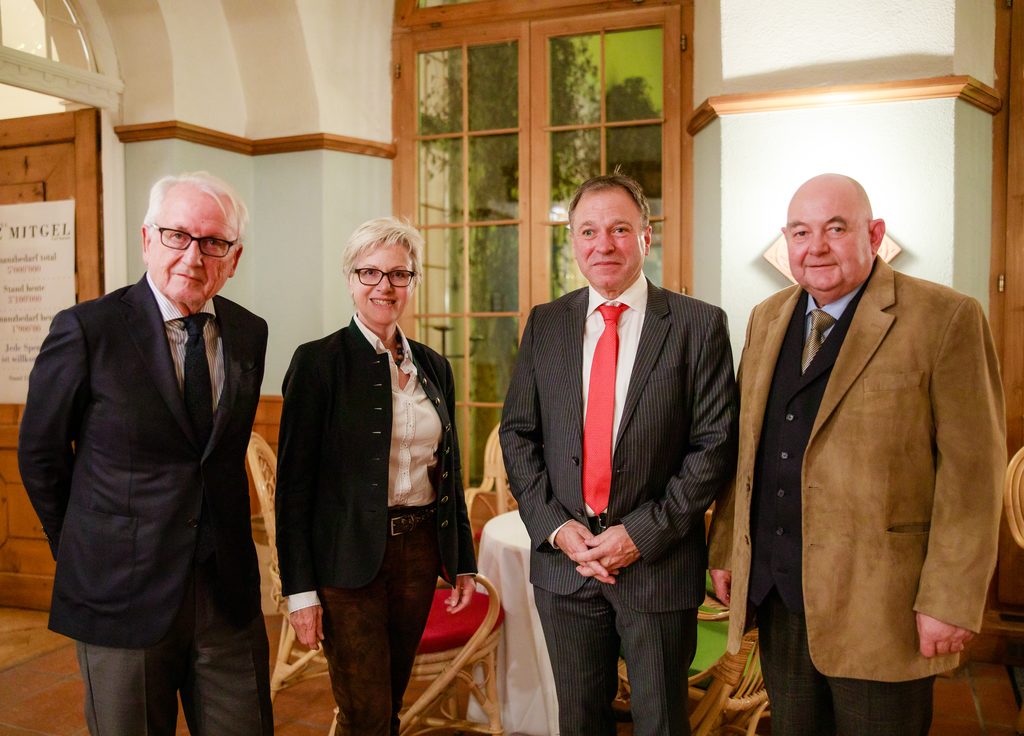 Dr. Bruno Weber, Dr. Eveline Saupper, Luzi Thomann, Otto Gerber