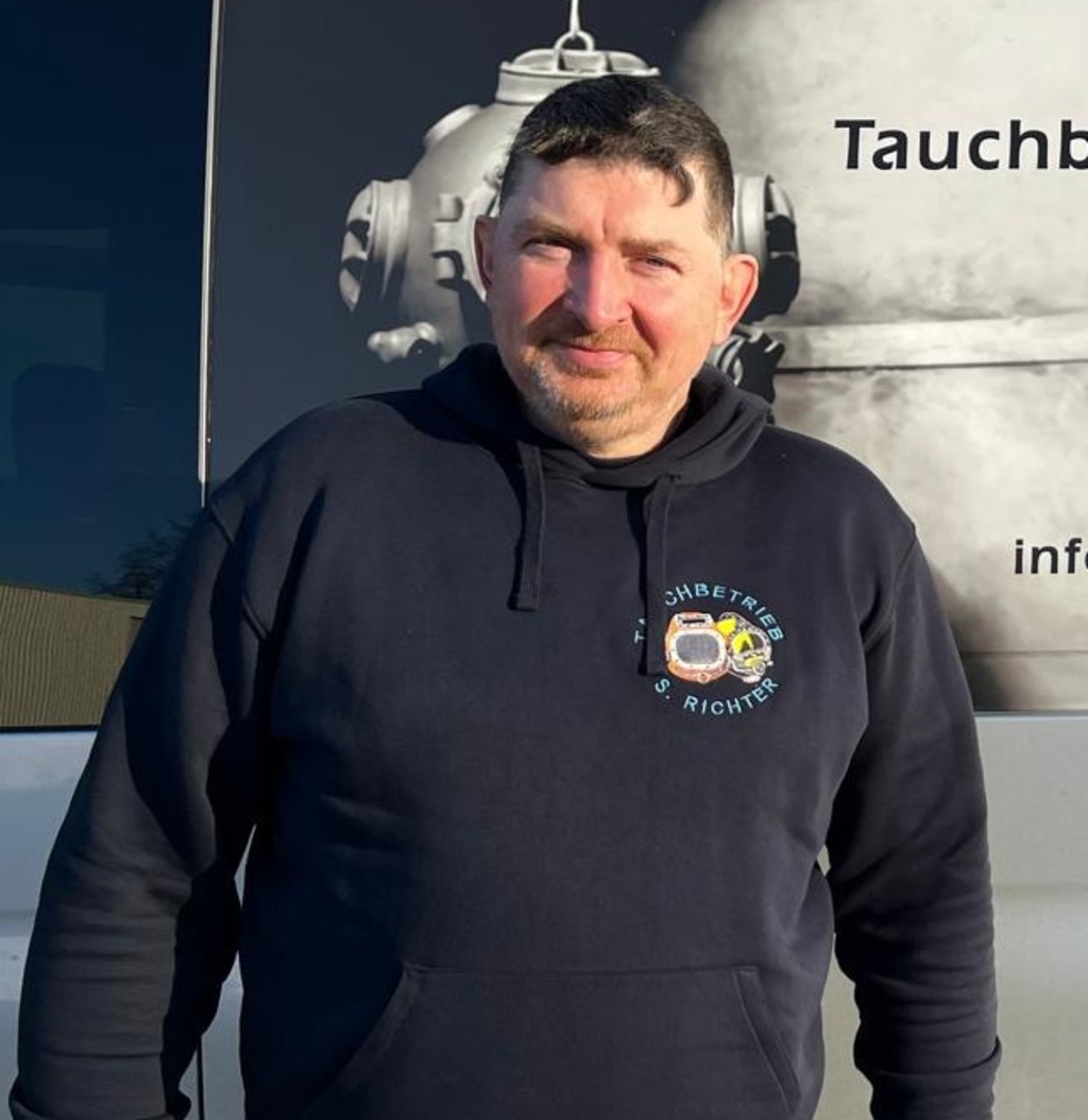 Berufstaucher Herr Zariankin