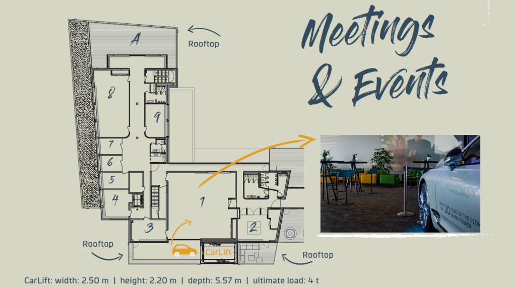 b'mne Frankfurt Mezzanin Räume