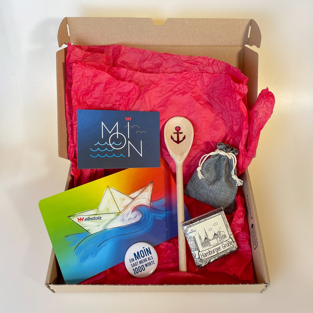 Firmengeschenke Hamburg hanseatisches Mitarbeitergeschenke-Set Kundengeschenk Idee