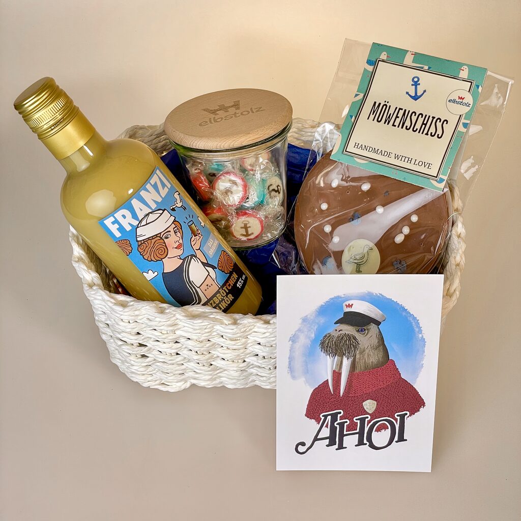 Firmengeschenke Hamburg hanseatisches Mitarbeitergeschenke-Set Kundengeschenk Idee