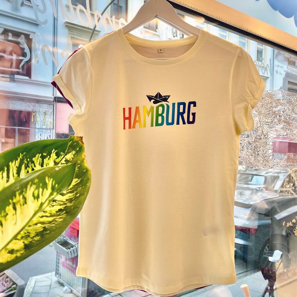 Nachhaltiges Hamburg-T-Shirt für Damen aus Bio-Baumwolle von elbstolz
