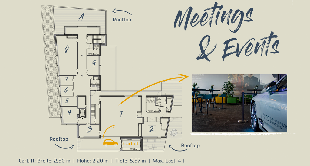 b'mne Frankfurt Mezzanin Räume