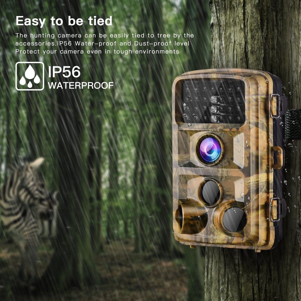 Campark Trail Game Camera 14Mp 1080P Waterproof Hunting Scouting Cam For Wildlif