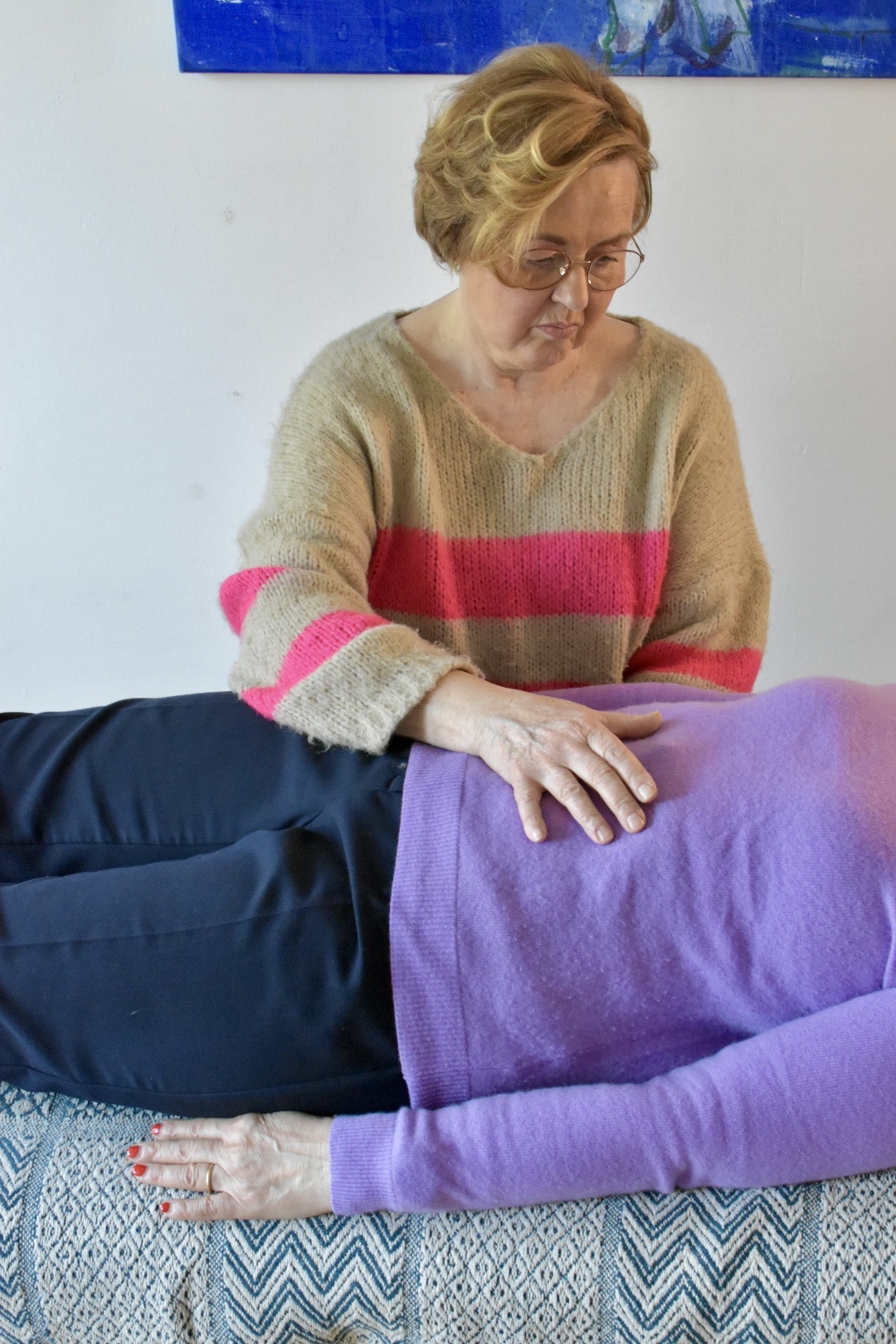 Sabine Wilhelm bei der Arbeit