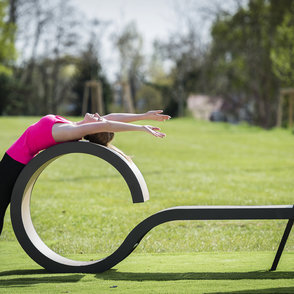 Outdoor-Fitness Stretching Bank JFI-0701

