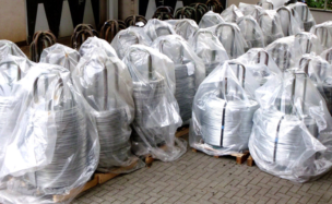 Das Drahtlager der Firma Max Steller & Co. in Halver