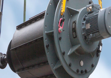 Mischer aus einem Faulturm 