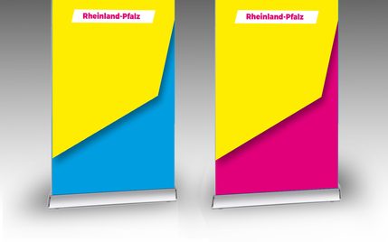 Pfalz.Marketing Rollup Entwurf und Druck