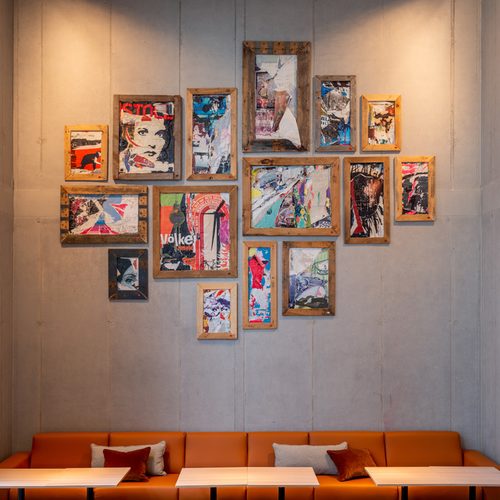 Petersburger Hängung
in der Lobby