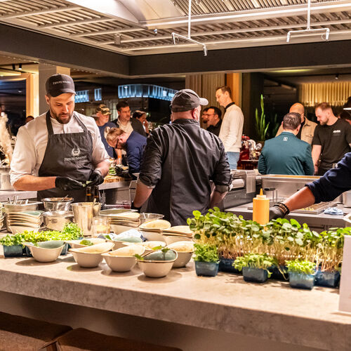 Kochkurs im THE ROOF Frankfurt