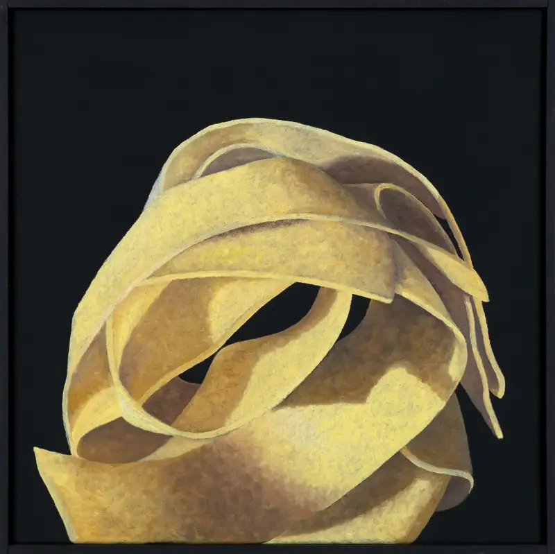 „Pappardelle V“ | 2024 | 50 x 50 cm | Öl, Dispersion auf Leinwand