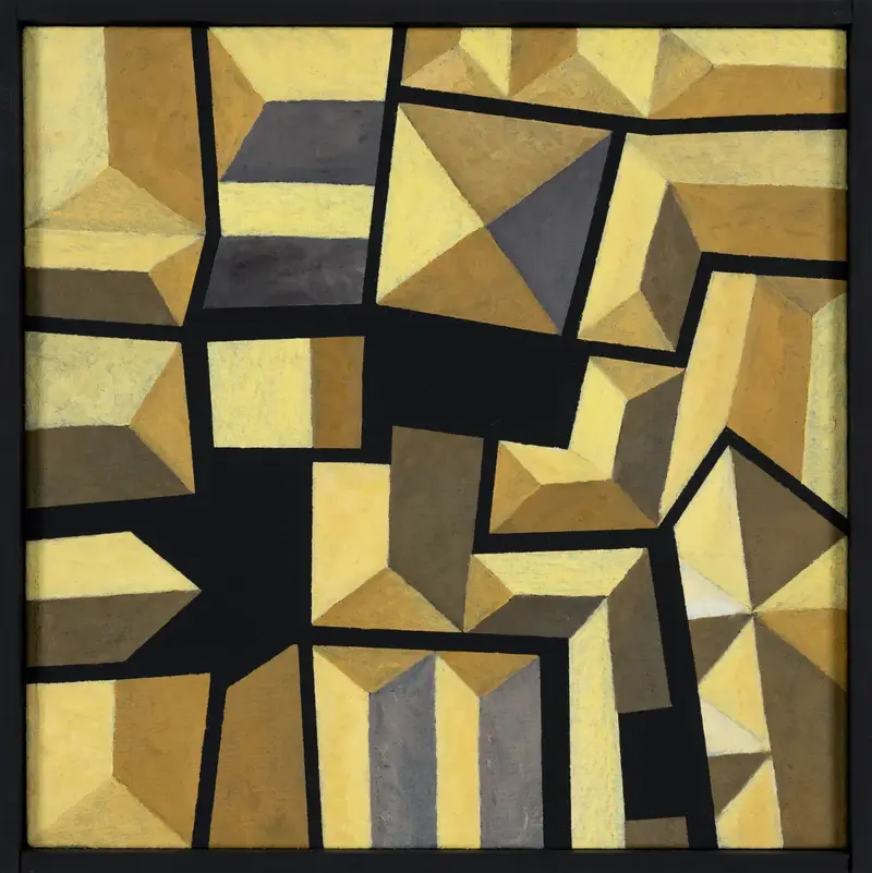 „Ausschnitt, Bisignano“ | 2024 | 30 x 30 cm | Öl, Dispersion auf Leinwand