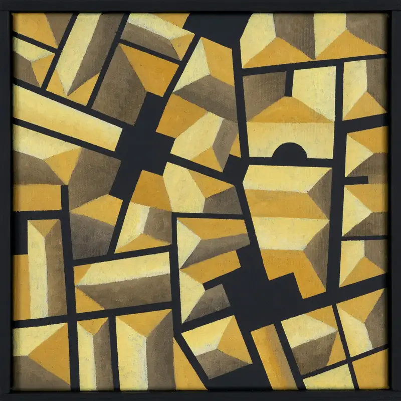 „Ausschnitt, Gravina“ | 2024 | 30 x 30 cm | Öl, Dispersion auf Leinwand