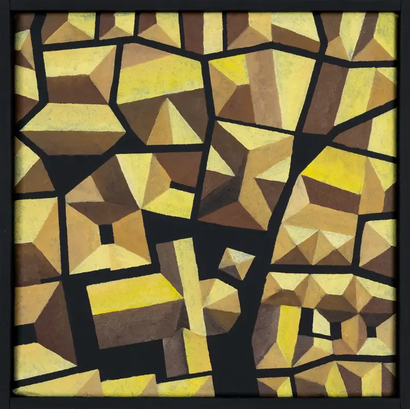 „Ausschnitt, Lucera“ | 2025 | 30 x 30 cm | Öl, Dispersion auf Leinwand