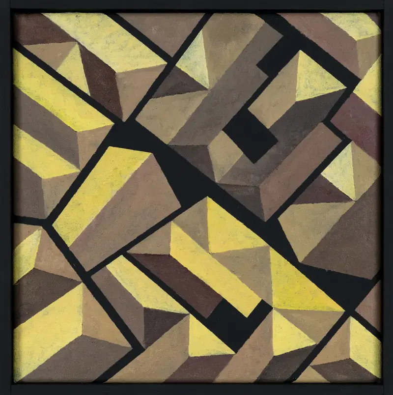 „Ausschnitt, Belluno“ | 2025 | 30 x 30 cm | Öl, Dispersion auf Leinwand