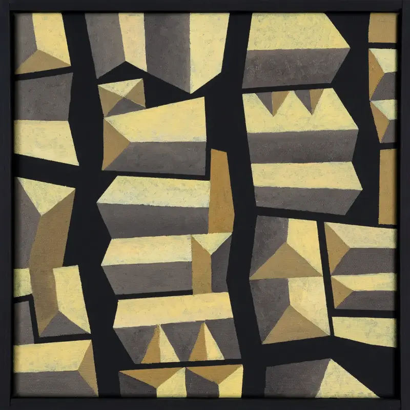 „Ausschnitt, Norcia“ | 2025 | 30 x 30 cm | Öl, Dispersion auf Leinwand