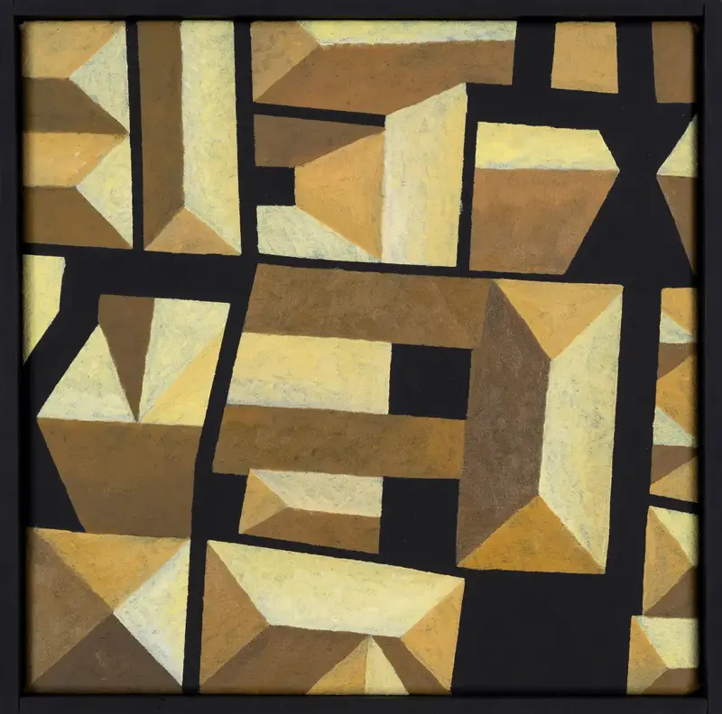 „Ausschnitt, Laufen“ | 2025 | 30 x 30 cm | Öl, Dispersion auf Leinwand