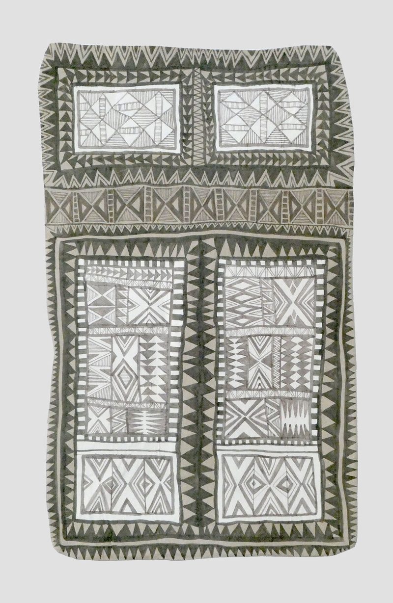 Afrikanisches 4 | 2021 | 61 x 37 cm | Bister, Sepia, Packpapier, Karton