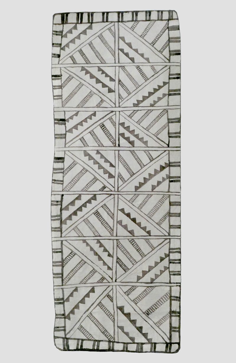 Afrikanisches 7 | 2020 | 77 x 30 cm | Bister, Sepia, Packpapier, Karton	