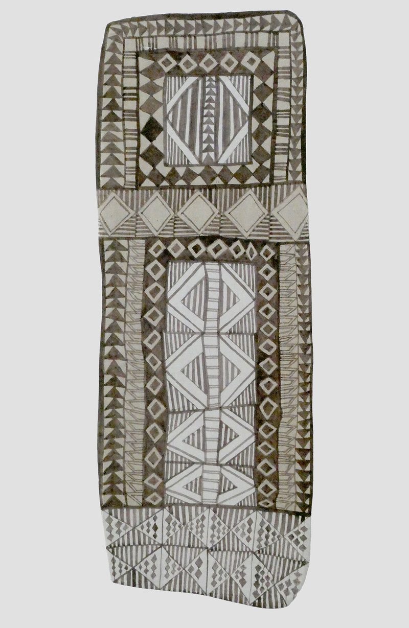 Afrikanisches 24 | 2021 | 		33 x 34 cm | Bister, Packpapier, Karton