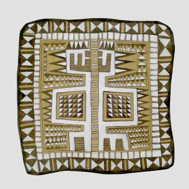 Afrikanisches 32 | 2020 | 43 x 30 cm | Bister, Packpapier, Karton