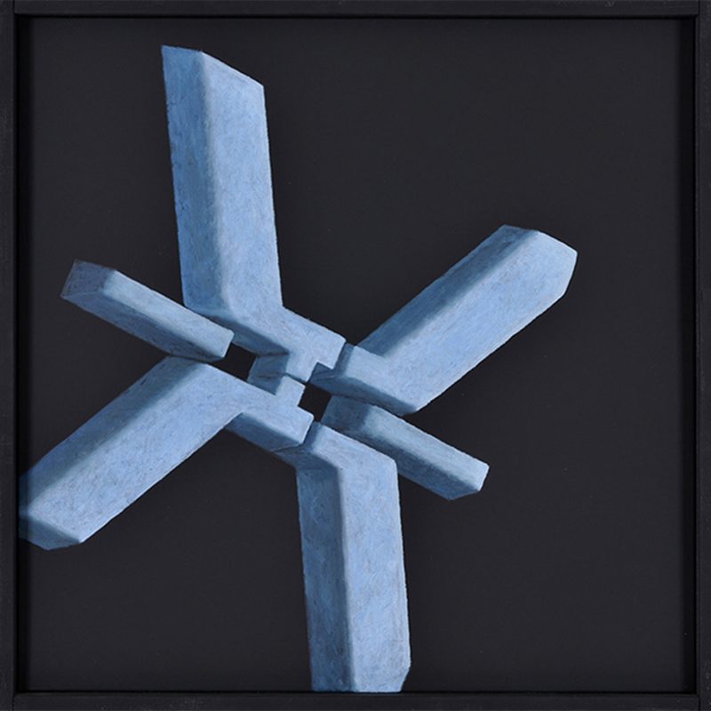 „Nano“ | 1999 | 50 x 50 cm | Öl, Dispersion auf Leinwand