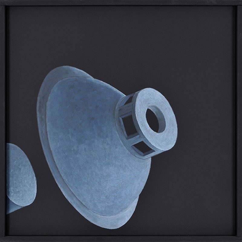 „Duese“ | 2000 | 50 x 50 cm | Öl, Dispersion auf Leinwand