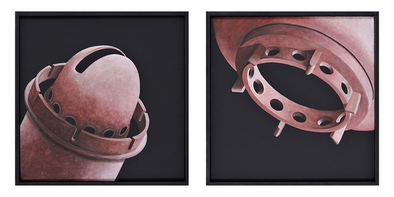 Diptychon „Koenig – Koenigin I“