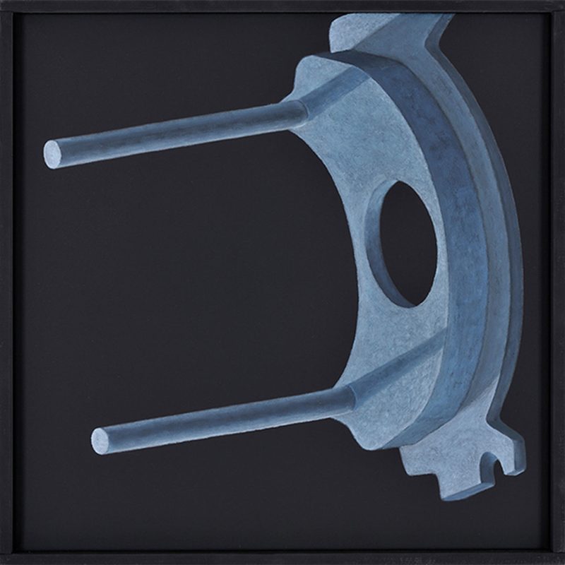 „Kontakt“ | 2000 | 50 x 50 cm | Öl, Dispersion auf Leinwand