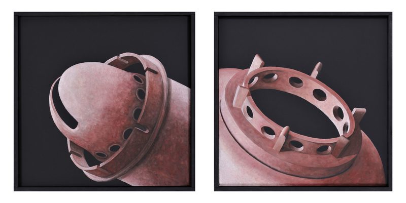 Diptychon „Koenig – Koenigin III“