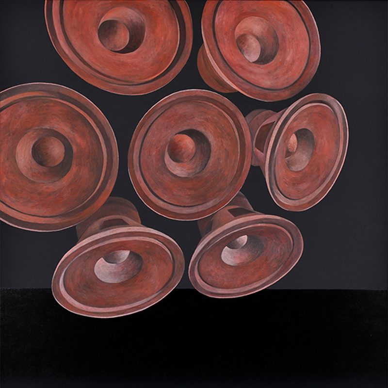 „Monolog 1“ | 2002 | 150 x 150 cm | Öl, Dispersion auf Leinwand