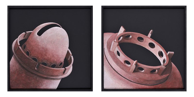 Diptychon „Koenig – Koenigin II“