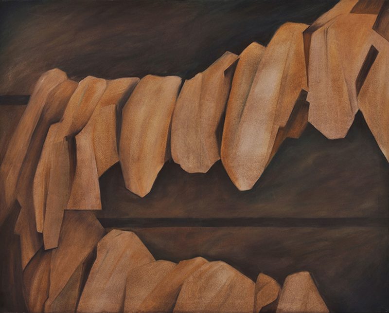 „Darre 1“ | 1979 | 120 x 150 cm | Öl auf Leinwand