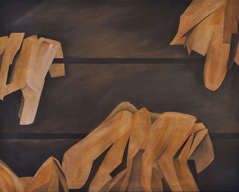 „Darre 3“ | 1979 | 120 x 150 cm | Öl auf Leinwand