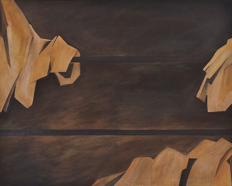 „Darre 2“ | 1979 | 120 x 150 cm | Öl auf Leinwand