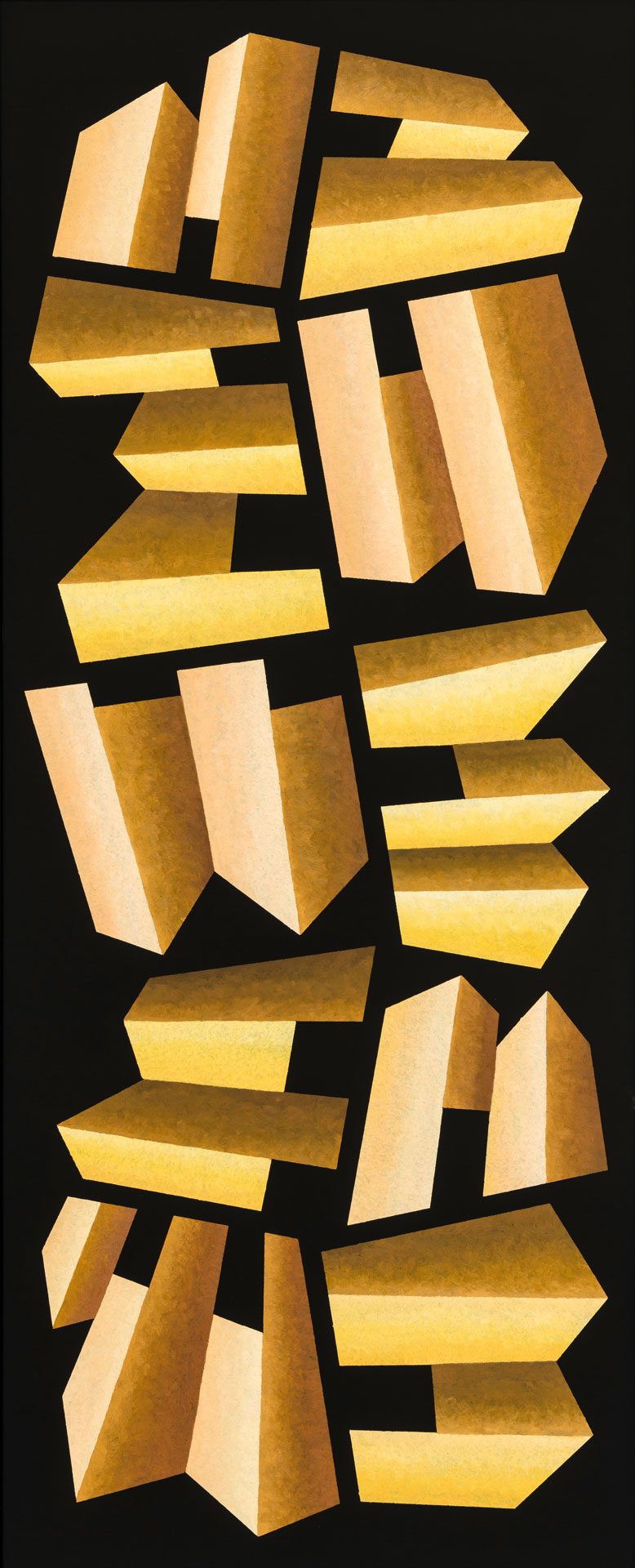 „Holterdipolter“ | 2018 | 150 x 60 cm | Öl, Dispersion auf Leinwand