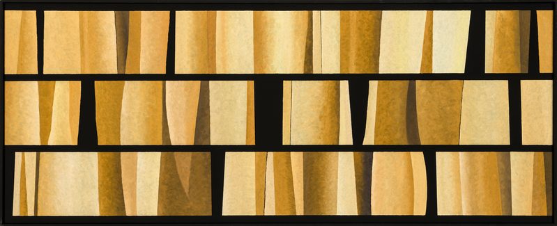 „Versteifung 3“ | 2018 | 60 x 150 cm | Öl, Dispersion auf Leinwand