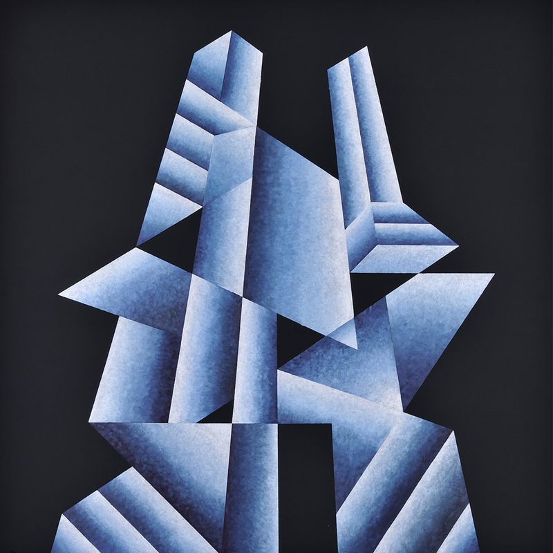 „Hommage an F. Winter 3“ | 2013 | 150 x 150 cm | Öl, Dispersion auf Leinwand