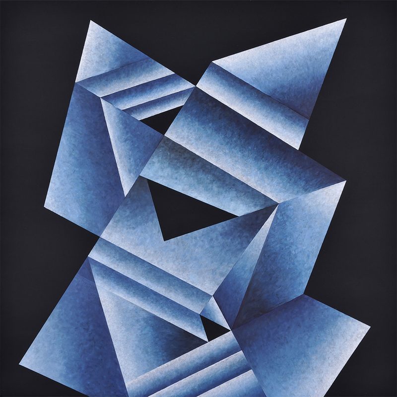 „Hommage an F. Winter 1“ | 2013 | 150 x 150 cm | Öl, Dispersion auf Leinwand