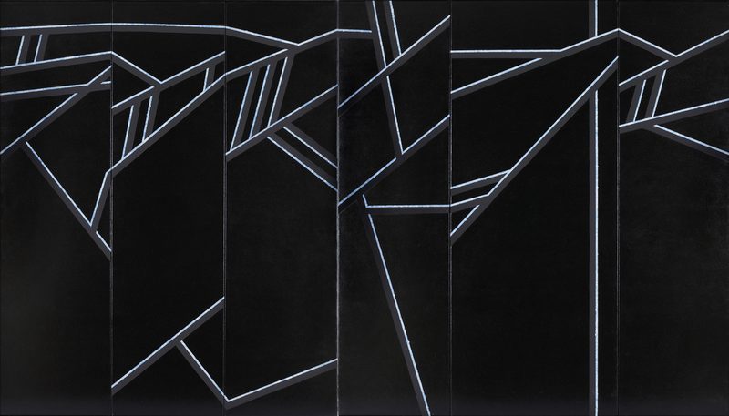 „Leichter Rhythmus“ | 1999 | 150 x 260 cm | Öl, Dispersion auf Leinwand