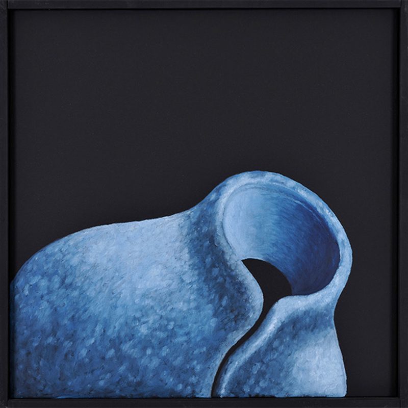 „Hülle“ | 2004 | 50 x 50 cm | Öl, Dispersion auf Leinwand