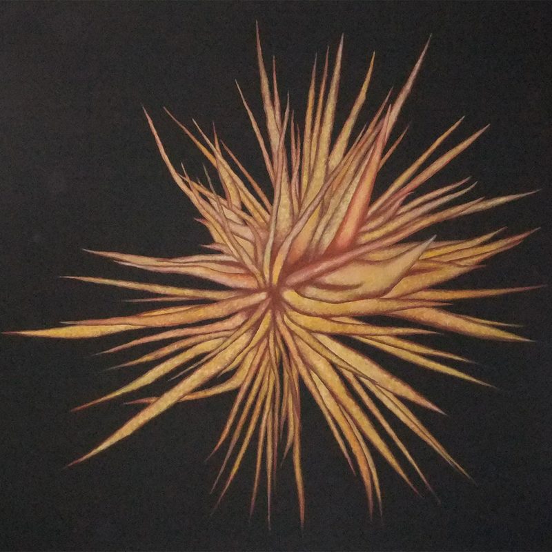 „Virus“ | 2016 | 150 x 150 cm | Öl, Dispersion auf Leinwand