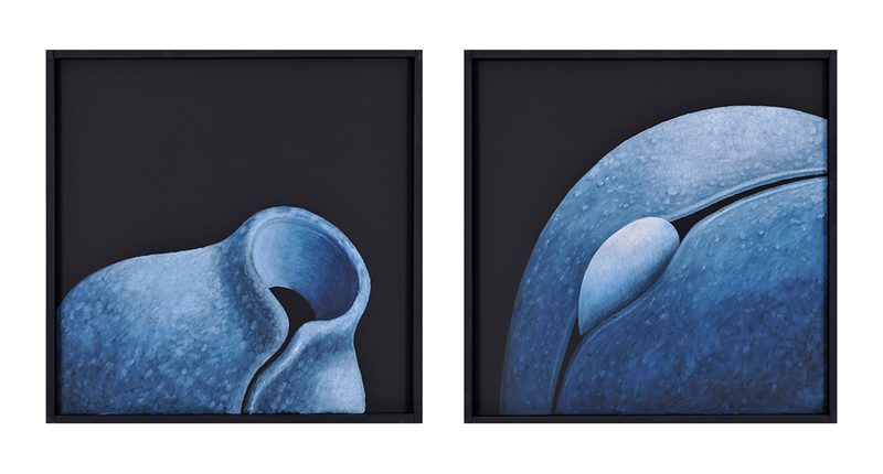 Diptychon „Hülle – Spalte“