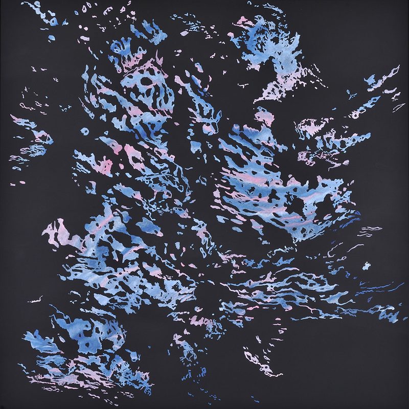 „Unter Brücken“ | 2012 | 150 x 150 cm | Öl, Dispersion auf Leinwand