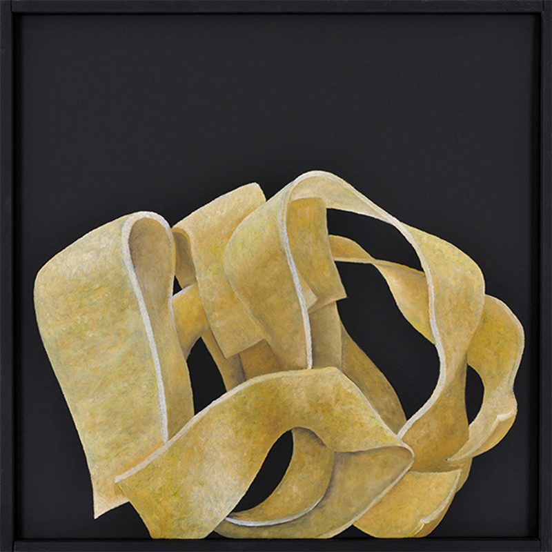 „Pappardelle II“ | 50 x 50 cm | Öl, Dispersion auf Leinwand