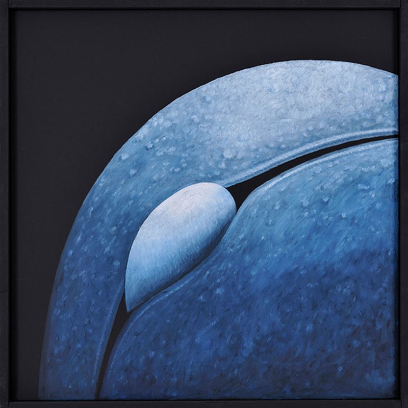 „Spalte“ | 2004 | 50 x 50 cm | Öl, Dispersion auf Leinwand