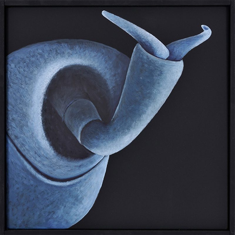 „Glied“ | 2009 | 50 x 50 cm	 | Öl, Dispersion auf Leinwand