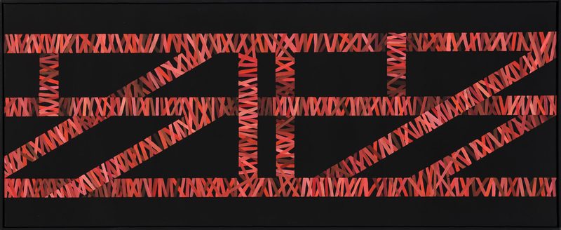 „ZZ“ | 2018 | 60 x 150 cm | Öl, Dispersion auf Leinwand